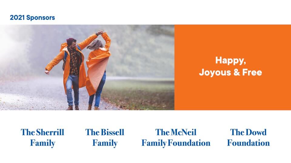 2021 Sponsors Happy Joyous and Free - Dilworth Center